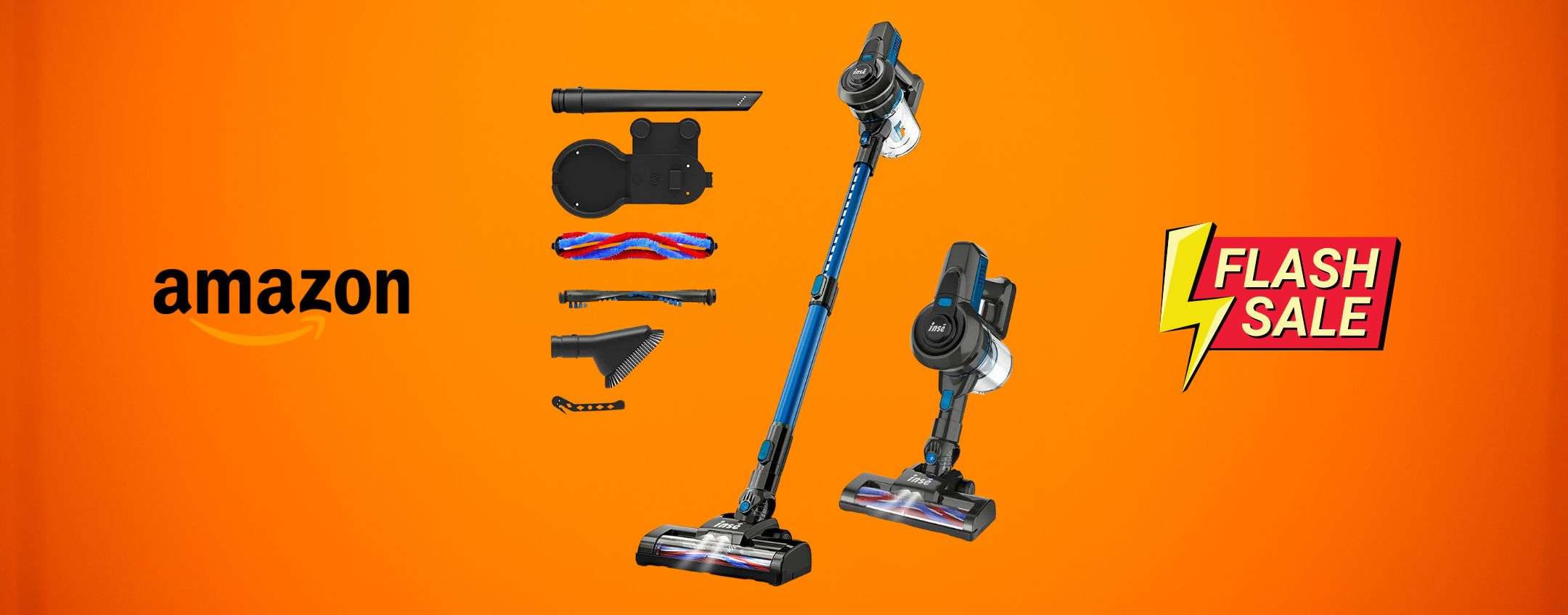 Scopa elettrica senza fili: FOLLIA AMAZON, risparmi 260€! Scopa elettrica senza fili: FOLLIA AMAZON, risparmi 260€!