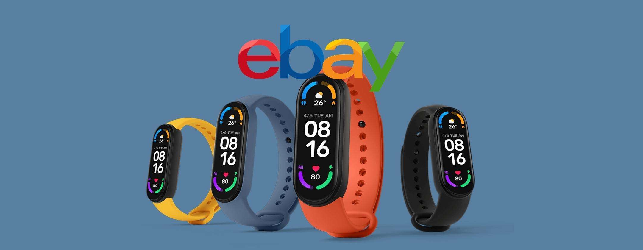 eBay Tech Week: Xiaomi Mi Smart Band 6 NFC a un prezzo BOMBA