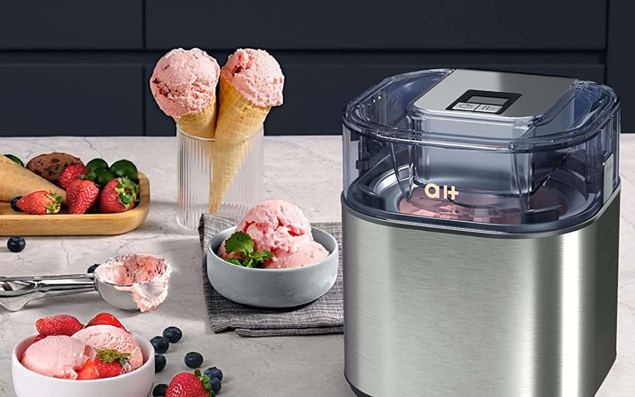 Gelatiera elettrica automatica: bastano 26€ su Amazon, bellissima