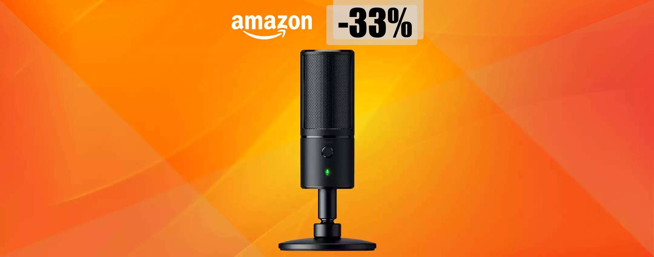 Microfono Razer, massima qualità ad un prezzo mai visto prima (73€)