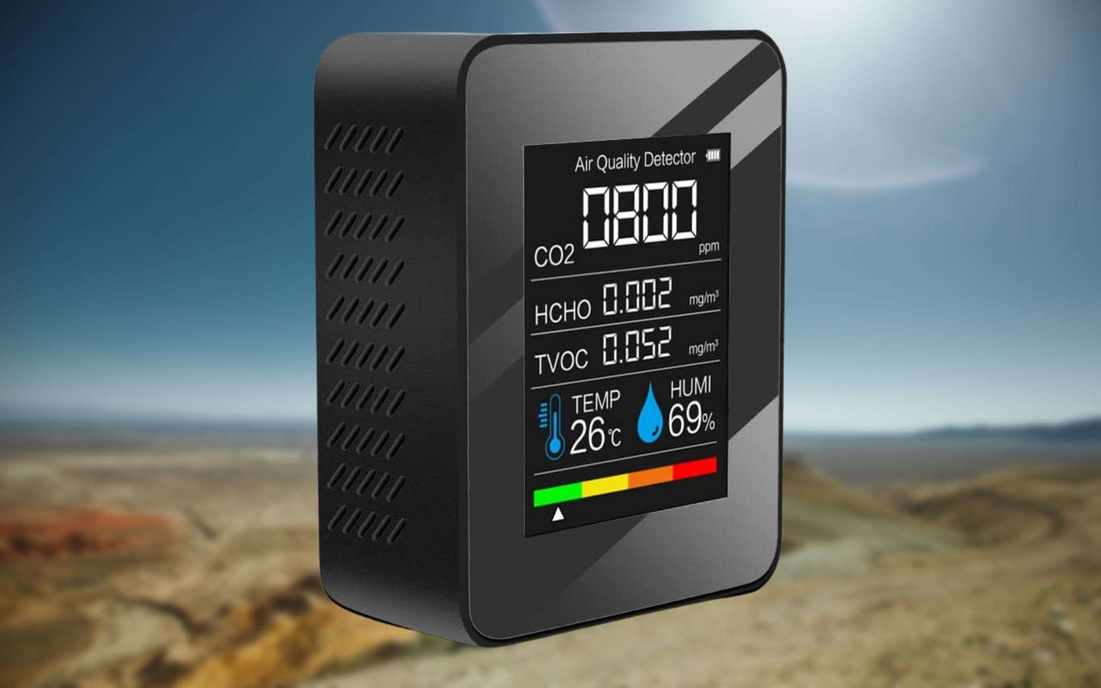 Monitor qualità dell'aria 5 in 1 a 14€ su Amazon: BOMBETTA top
