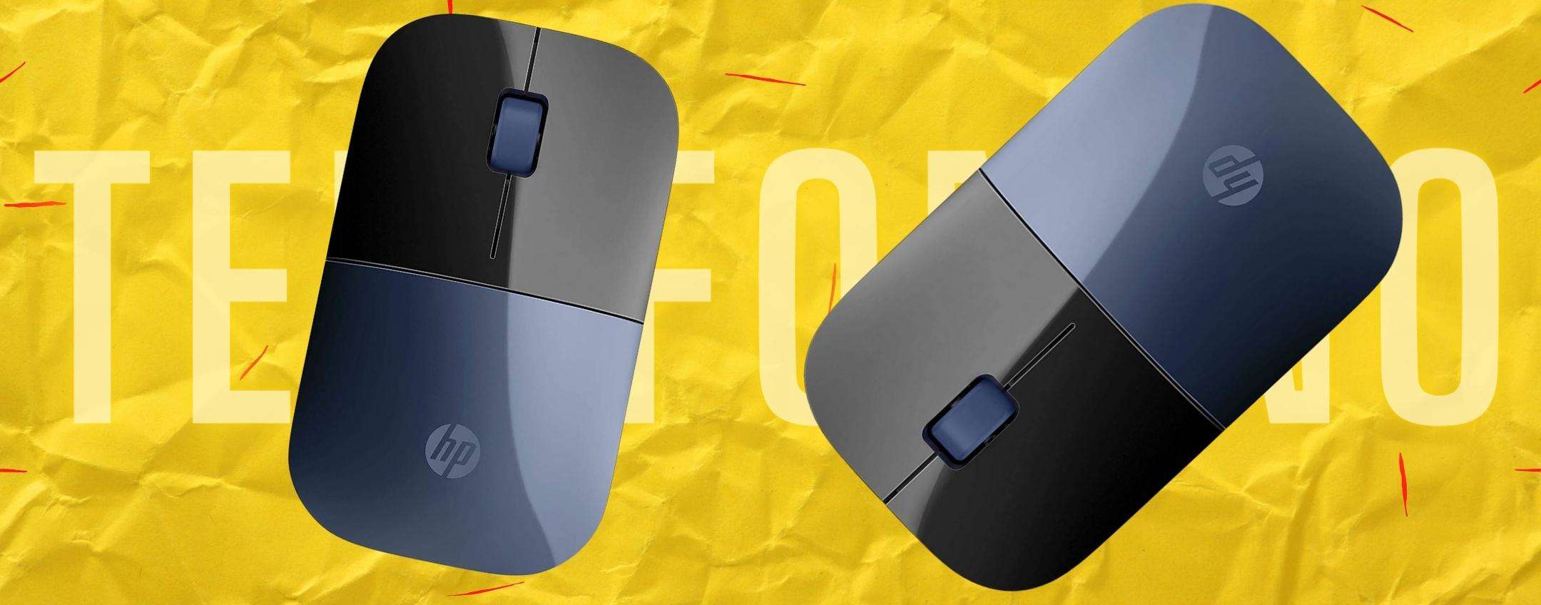 Mouse wireless pratico e confortevole: firmato HP e scontato del 35% Mouse wireless pratico e confortevole: firmato HP e scontato del 35%