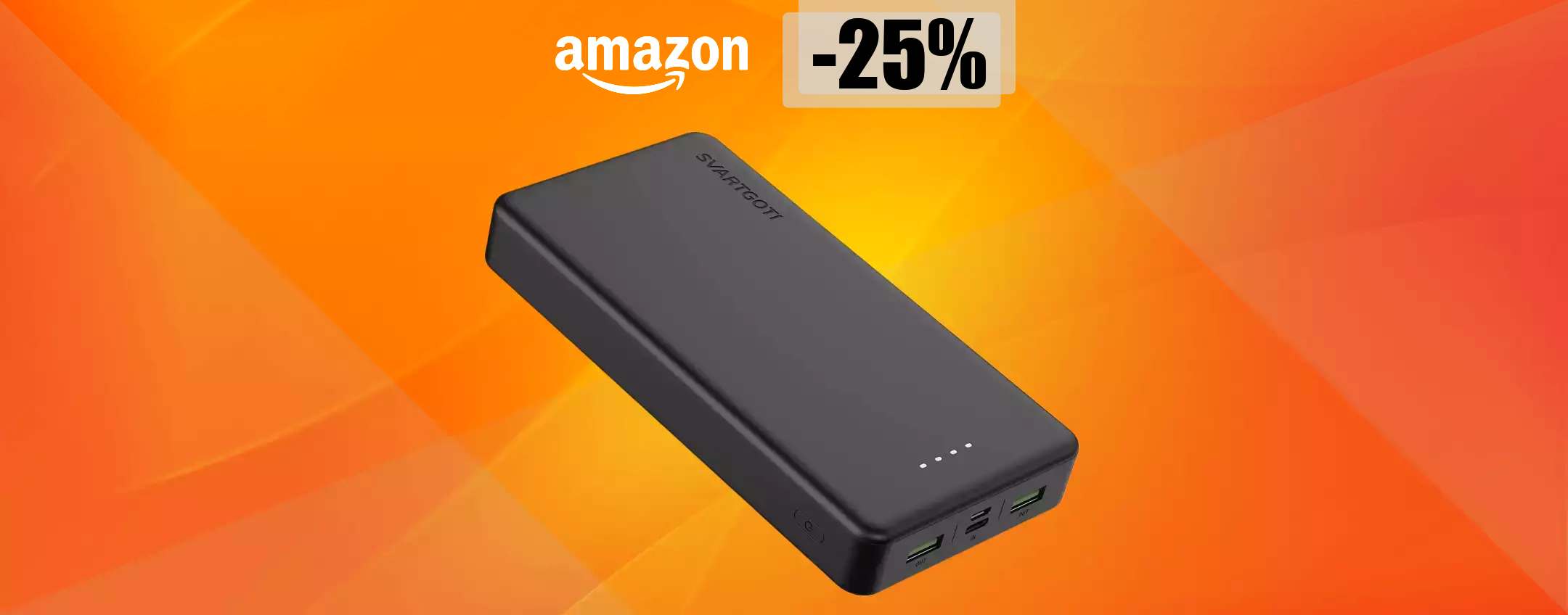 Power bank 20000mAh multingresso: una BOMBA ad appena 20€ Power bank 20000mAh multingresso: una BOMBA ad appena 20€