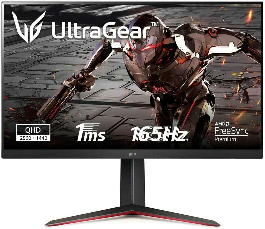 Monitor Da Gaming Da 32 Pollici LG 32GN650 UltraGear Schermo QHD 1ms 165Hz