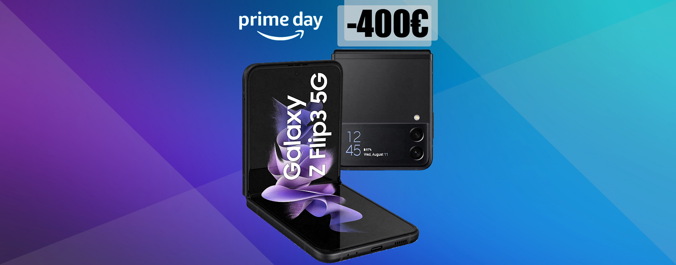 Prime Day 2022: Samsung Galaxy Z Flip3 5G in SUPER SCONTO (-400€)