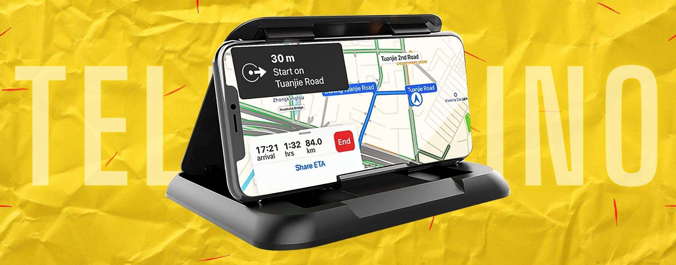 Stand per smartphone, questo in auto è la RIVOLUZIONE (11€) Stand per smartphone, questo in auto è la RIVOLUZIONE (11€)