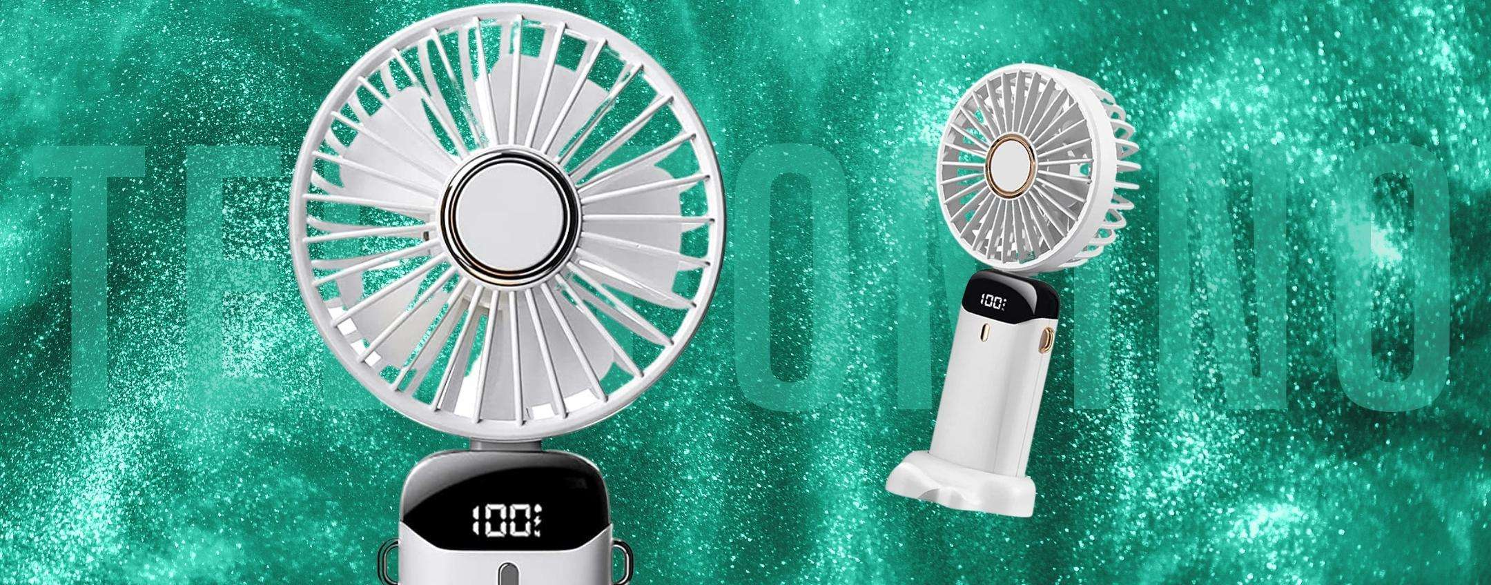 Ventilatore portatile o stand per smartphone? Geniale in entrambi i casi Ventilatore portatile o stand per smartphone? Geniale in entrambi i casi
