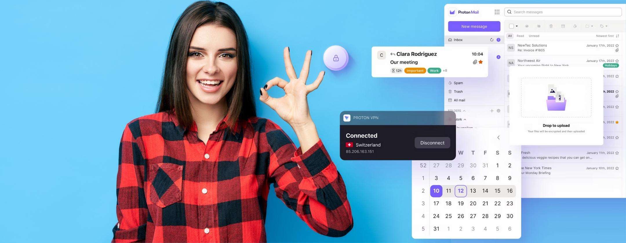 VPN, calendario, Mail e Cloud in un'unica soluzione? Ecco a voi Proton VPN, calendario, Mail e Cloud in un'unica soluzione? Ecco a voi Proton