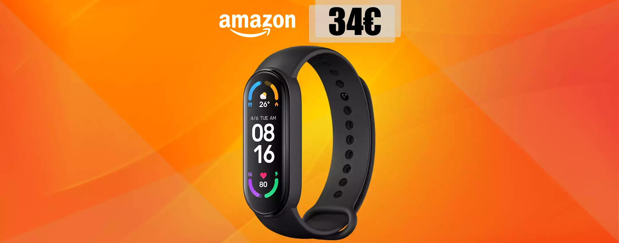 Xiaomi Mi Smart Band 6 al prezzo più conveniente di sempre: solo 34€