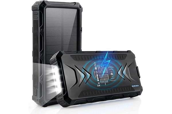 DJROLL Power Bank Solare 36000mAh