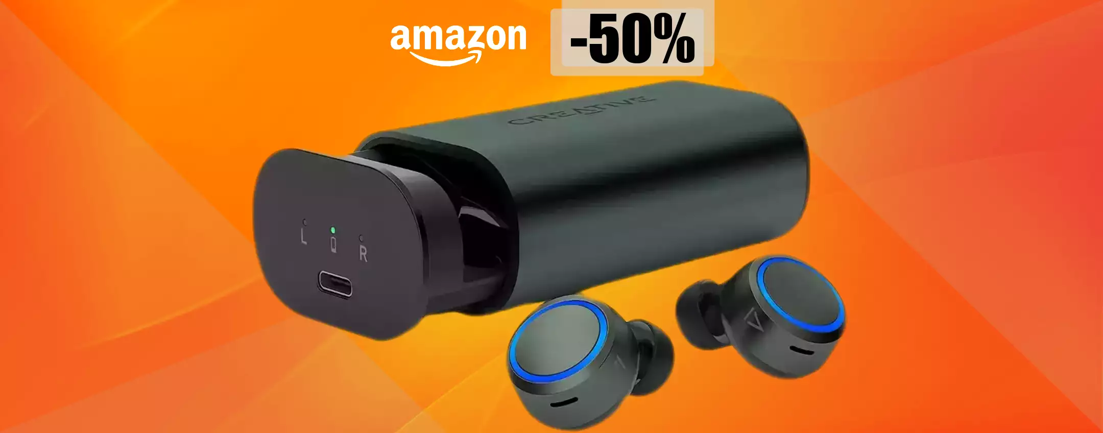 Auricolari dal suono STRATOSFERICO, durano 40 ORE: tuoi a 33 euro Auricolari dal suono STRATOSFERICO, durano 40 ORE: tuoi a 33 euro