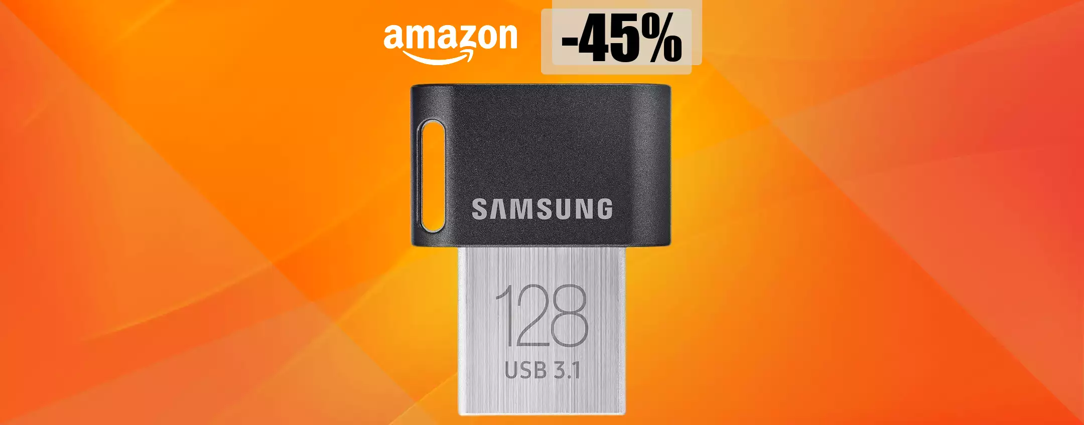 Chiavetta USB 128GB: spazio e velocità in un corpo minuscolo (24€)