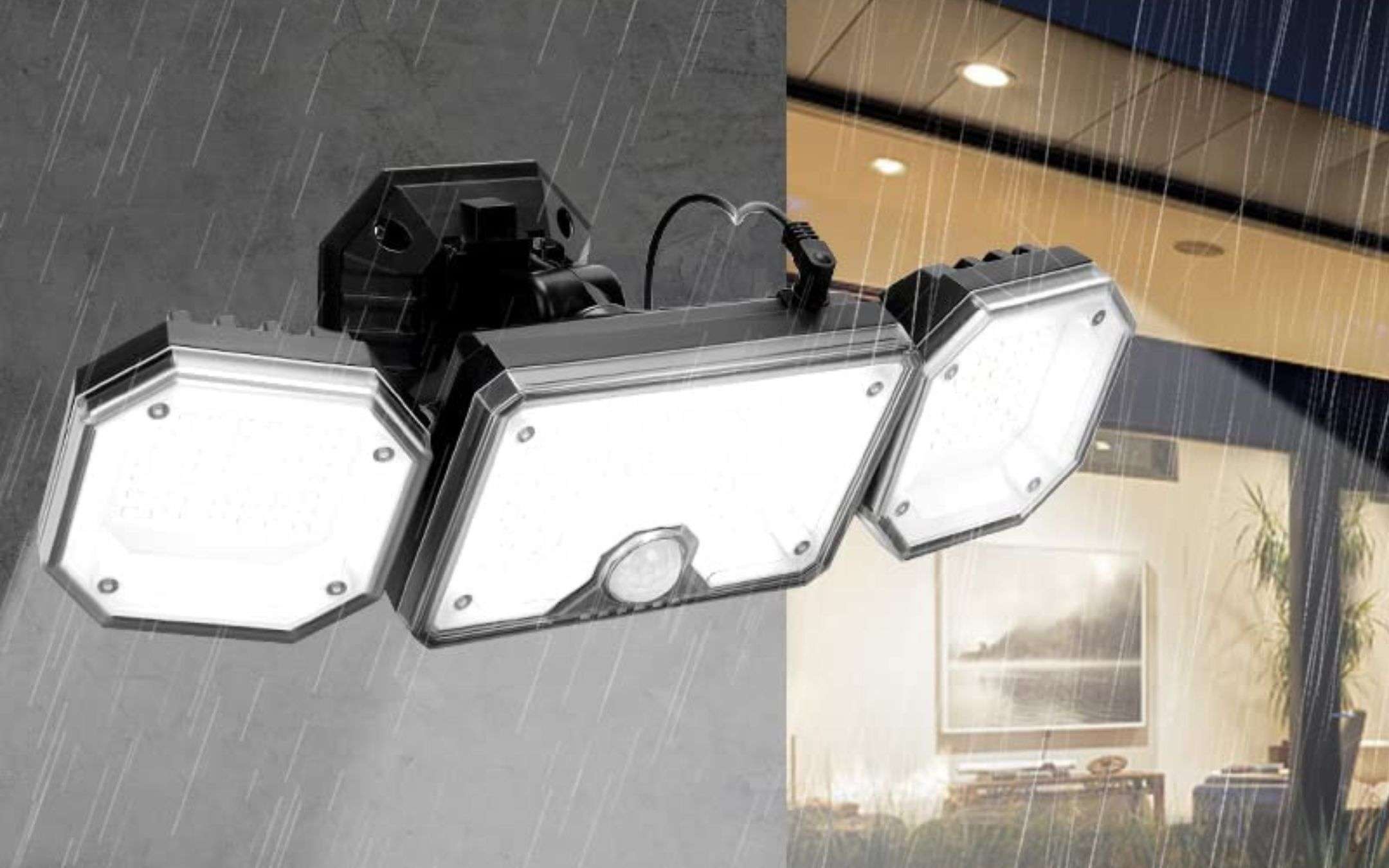 Luce solare con 3 teste e 226 LED a 18€: luce GRATIS, sconto 50% Luce solare con 3 teste e 226 LED a 18€: luce GRATIS, sconto 50%
