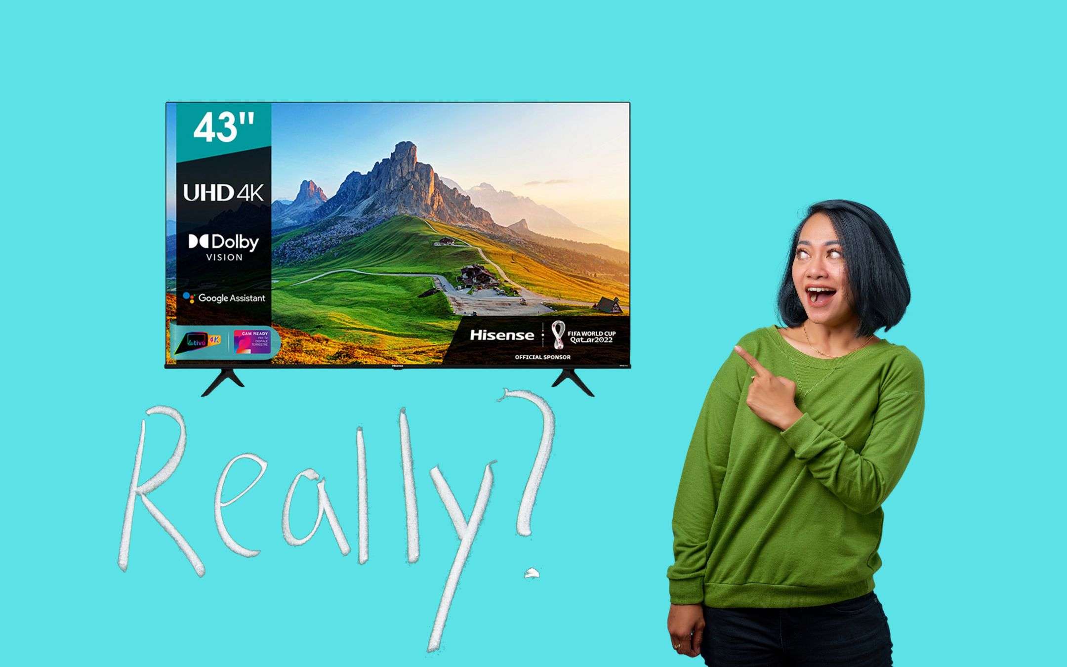 Hisense Smart Tv 4K in super sconto su Amazon, risparmi 140€ Hisense Smart Tv 4K in super sconto su Amazon, risparmi 140€