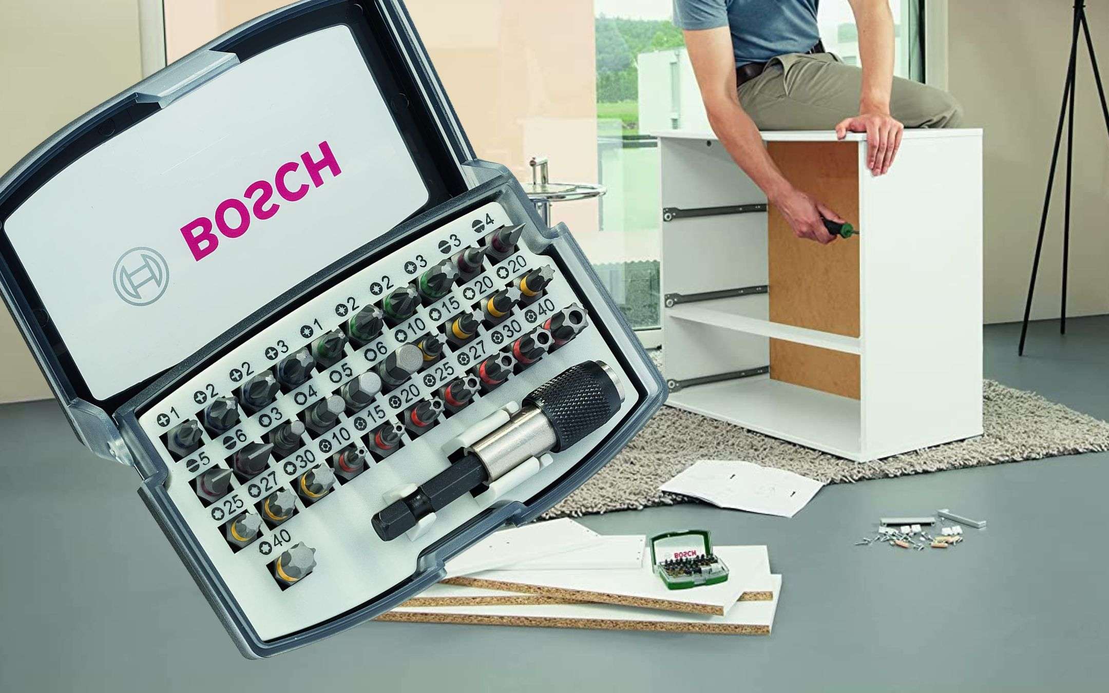 Bosch, super set 32 in 1 trapano e avvitatore a 12€: sconto BOMBA 46% Bosch, super set 32 in 1 trapano e avvitatore a 12€: sconto BOMBA 46%