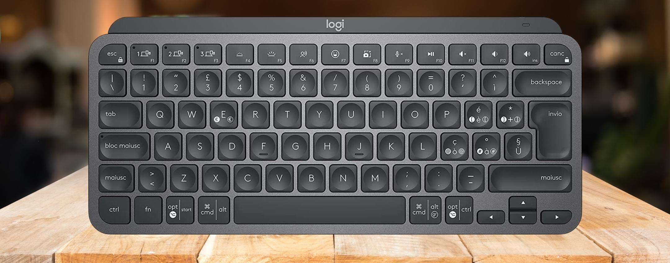 Logitech MX Keys Mini: la tastiera wireless più ambita, tua CON POCO