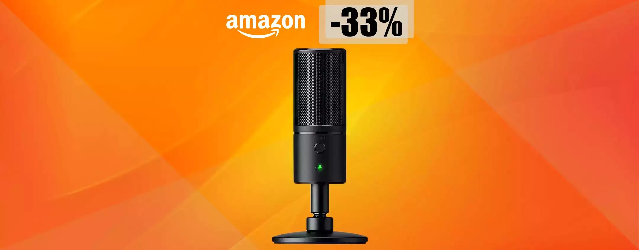 Microfono Razer, per gli streamer è una vera GARANZIA: solo 73€