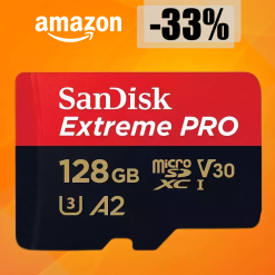 MicroSD SanDisk 128GB: ad un simile prezzo è un vero REGALO (33€)