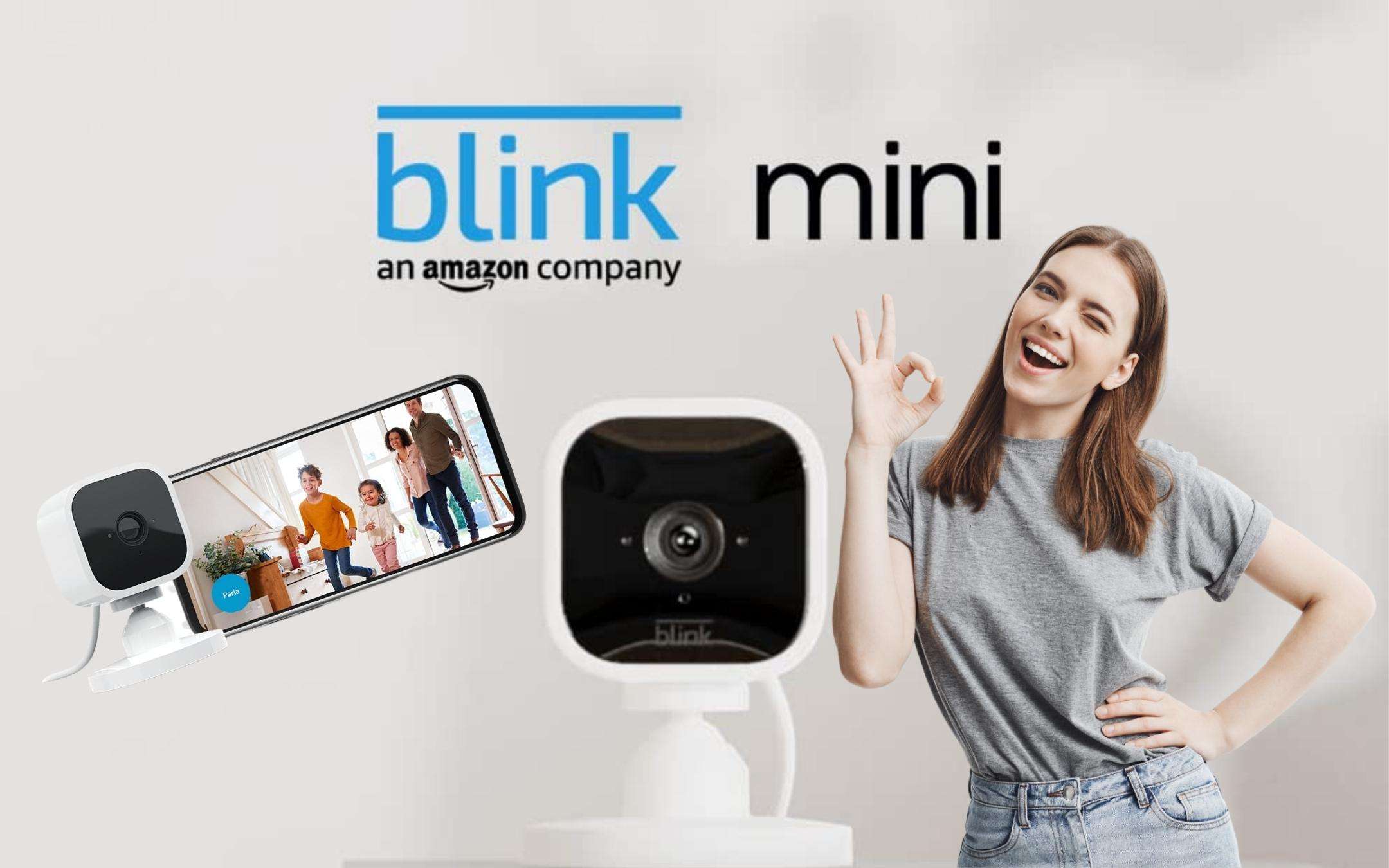 Blink Mini: la videocamera di sicurezza intelligente a meno di 28 euro Blink Mini: la videocamera di sicurezza intelligente a meno di 28 euro