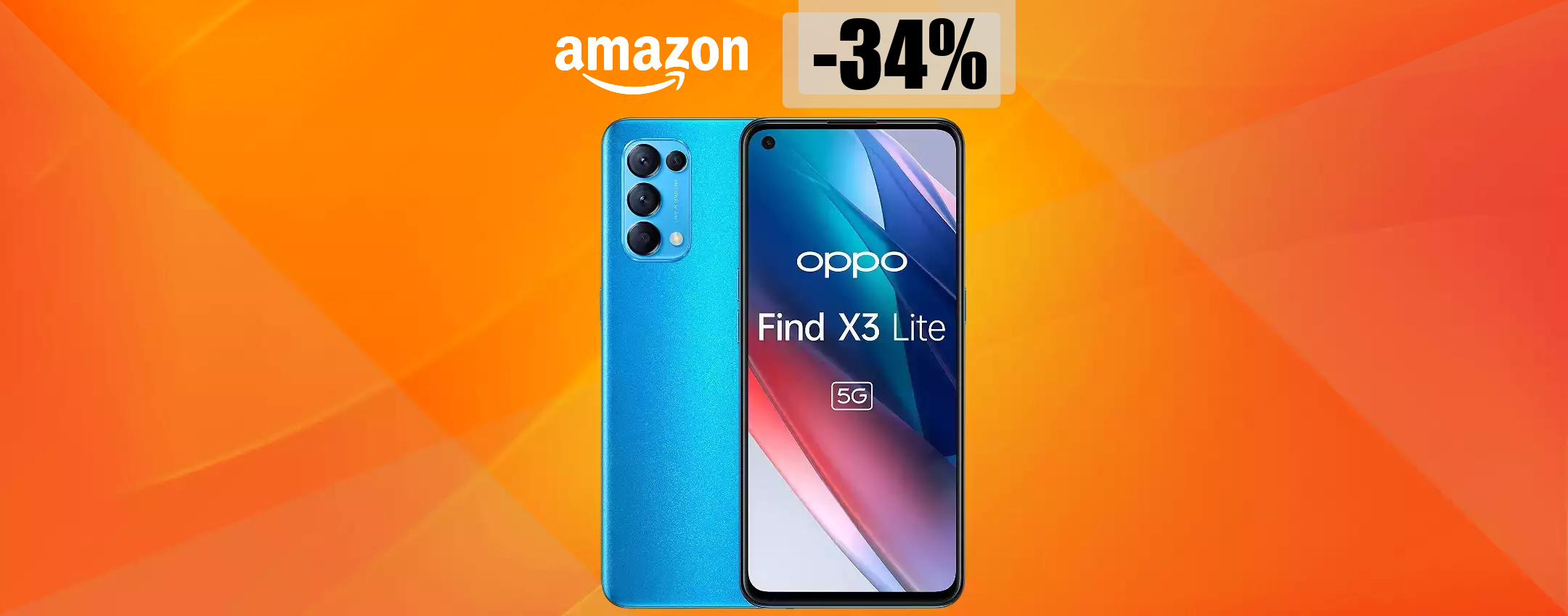 OPPO Find X3 Lite 5G: impossibile resistere al MEGA SCONTO (-170€) OPPO Find X3 Lite 5G: impossibile resistere al MEGA SCONTO (-170€)