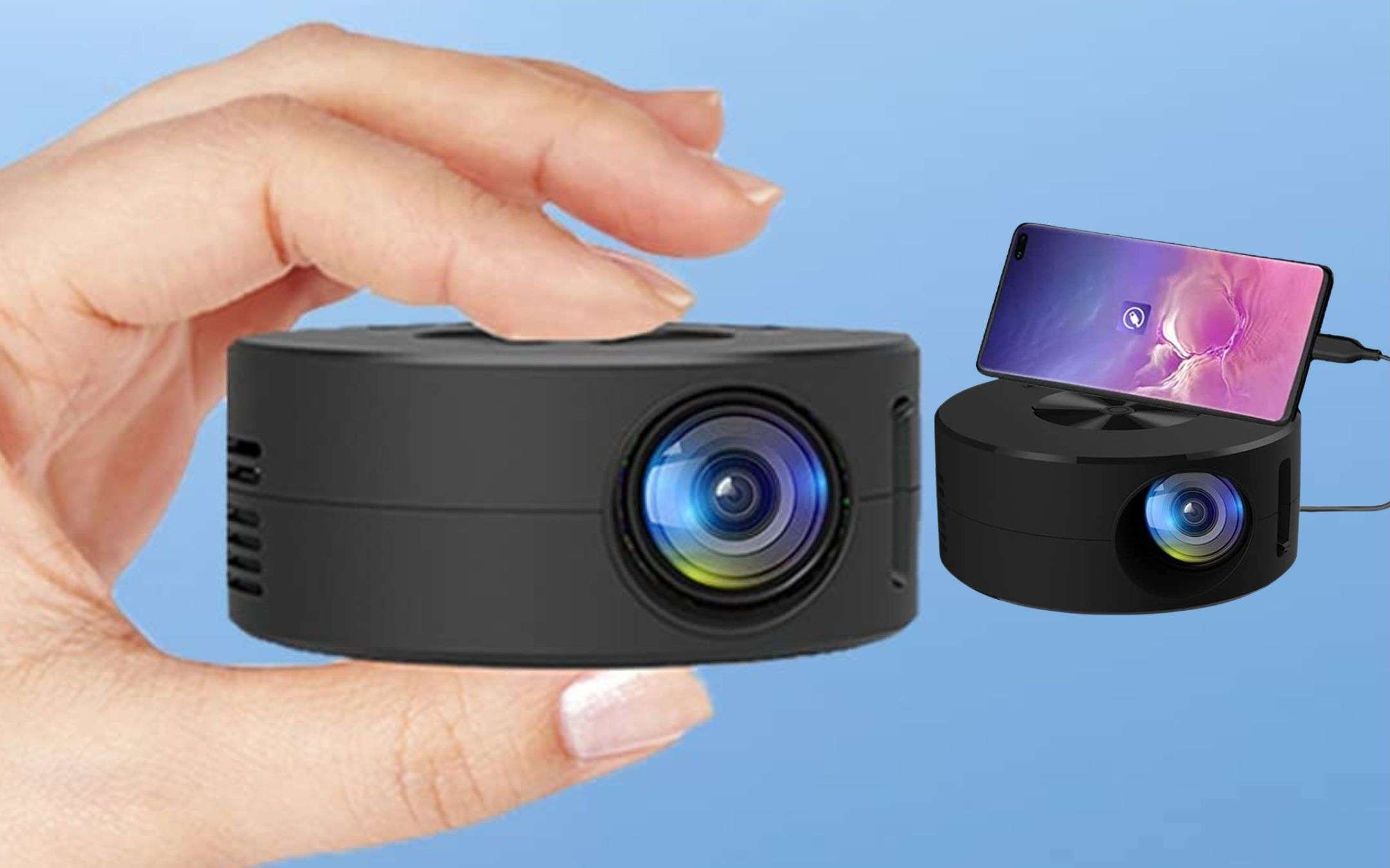 Proiettore compatto a 35€, un gadget MOZZAFIATO: sconto Amazon 50% Proiettore compatto a 35€, un gadget MOZZAFIATO: sconto Amazon 50%