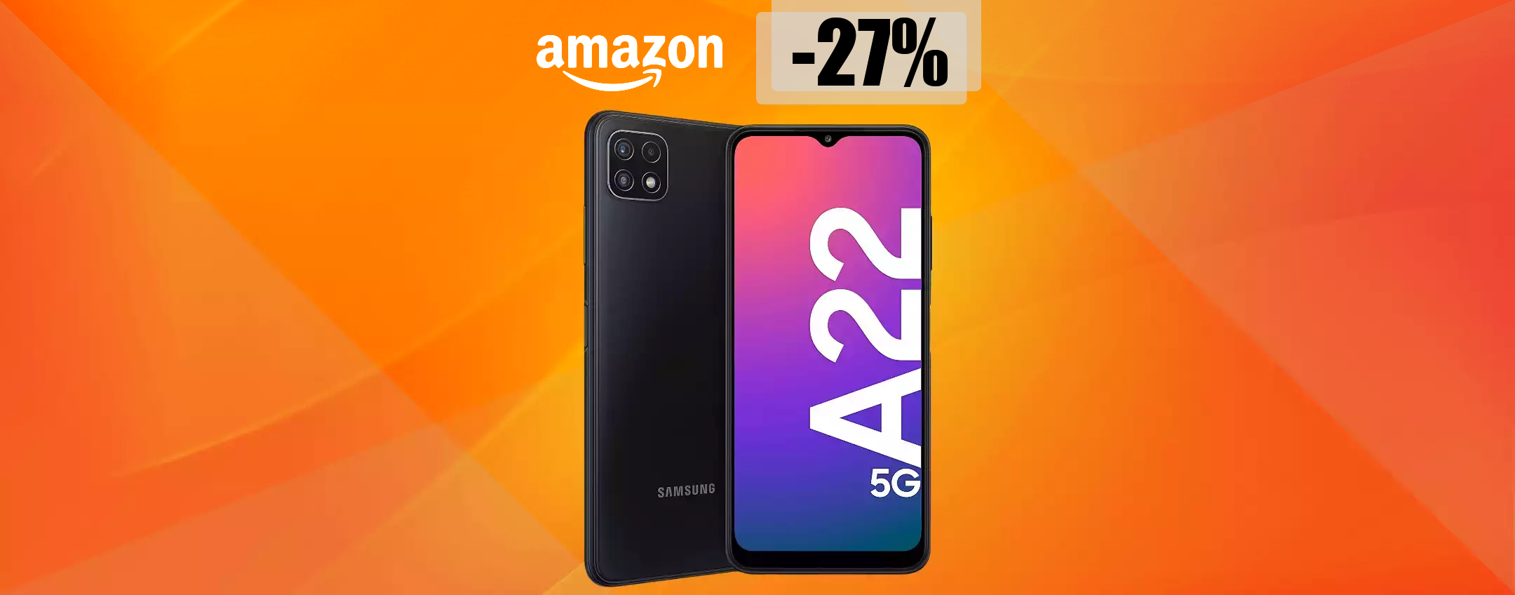 Samsung Galaxy A22 5G: difficile trovare di meglio a soli 182 euro