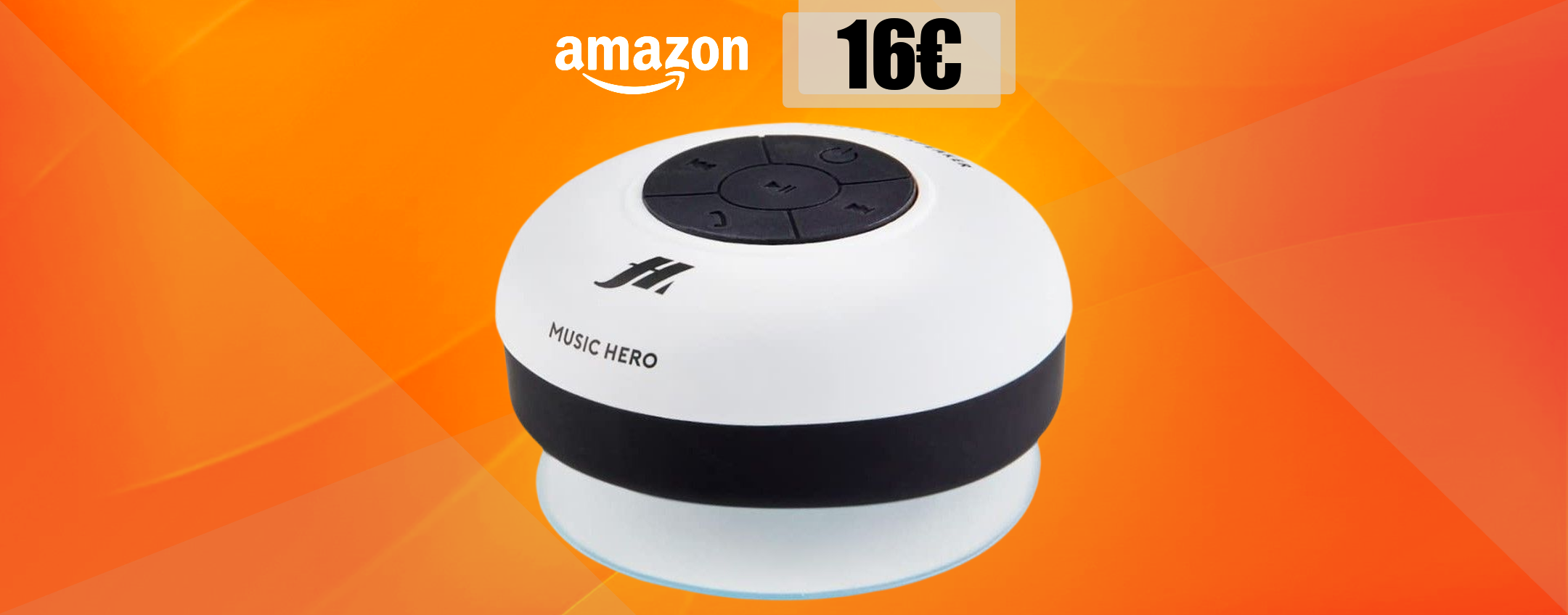 Speaker con VENTOSA per musica e telefonate anche in doccia: 16€ Speaker con VENTOSA per musica e telefonate anche in doccia: 16€