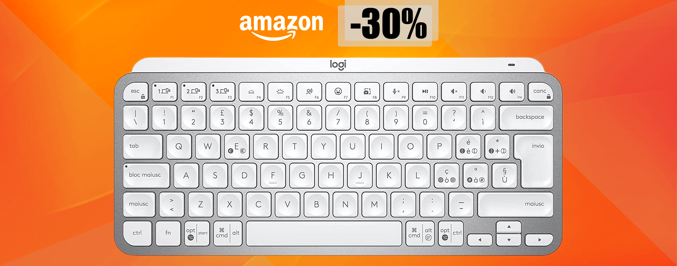 Tastiera Logitech da utilizzare con TUTTO in CONTEMPORANEA (-34€) Tastiera Logitech da utilizzare con TUTTO in CONTEMPORANEA (-34€)