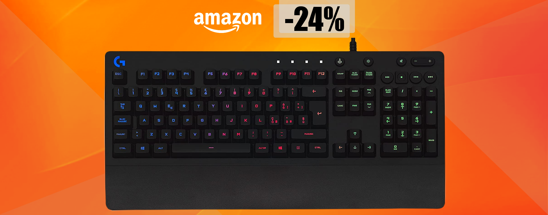 Tastiera Logitech impermeabile e retroilluminata: OFFERTONA (-20€) Tastiera Logitech impermeabile e retroilluminata: OFFERTONA (-20€)