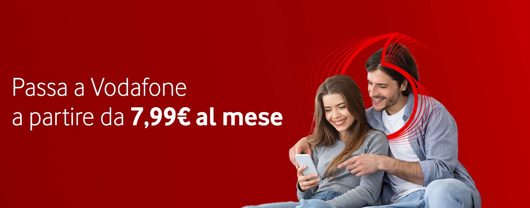 Vodafone Silver & Bronze: PROMO da 9,99€ con 100GB