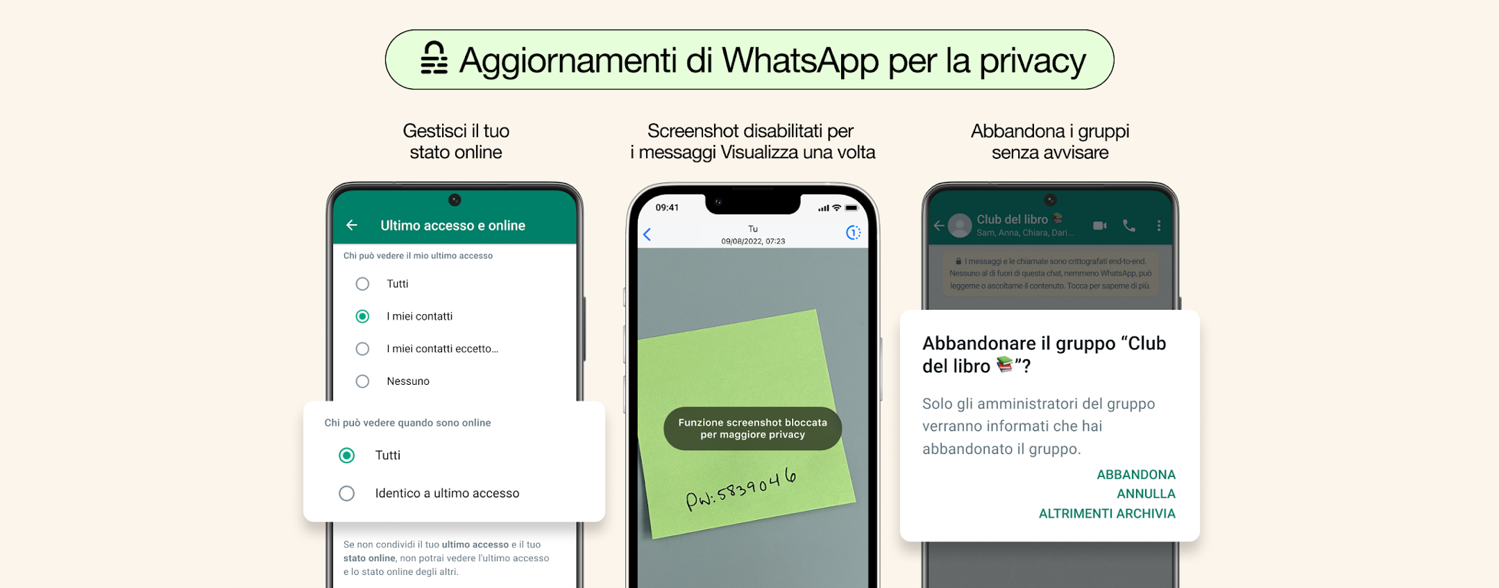 WhatsApp: un mare di novità in arrivo per la privacy degli utenti