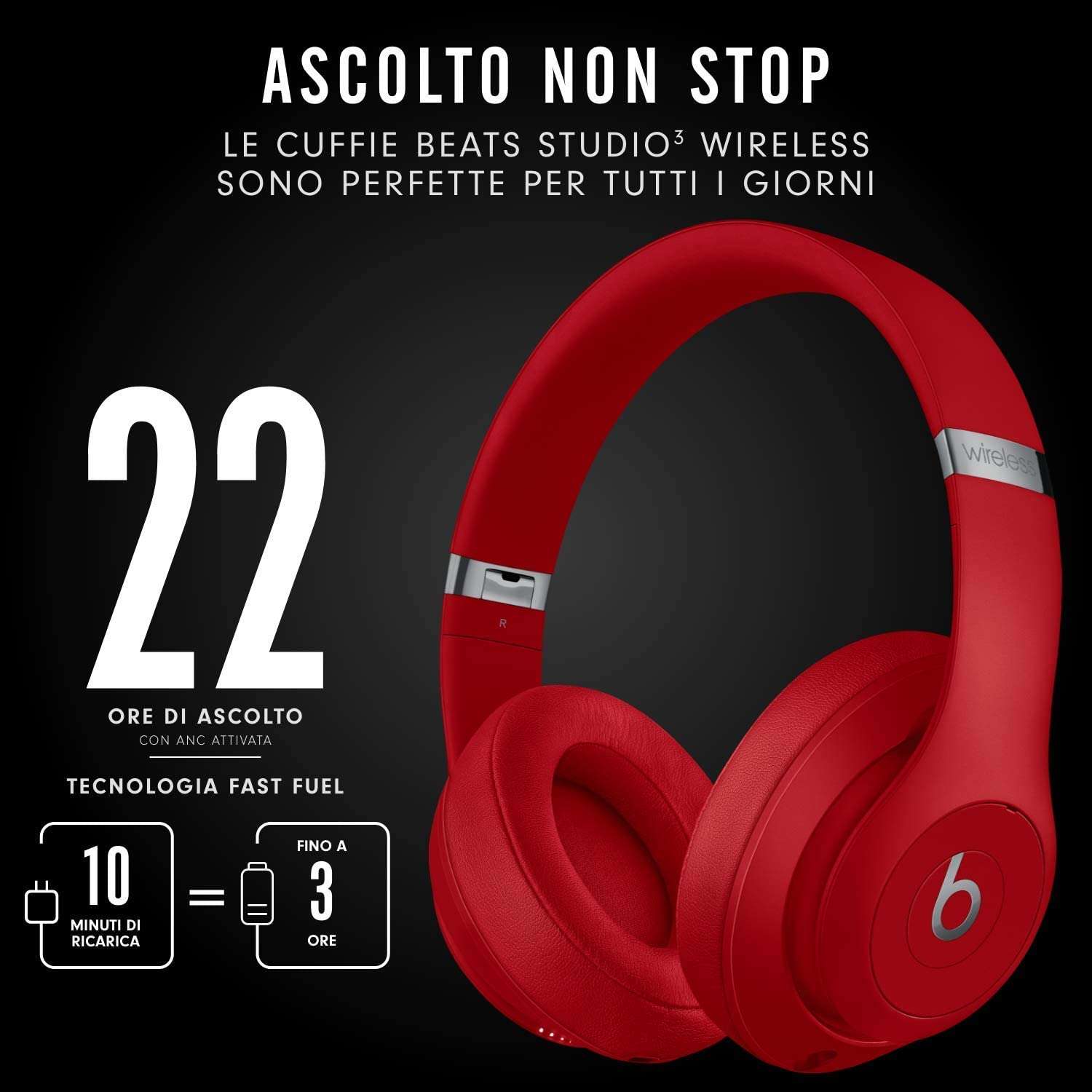 beats-studio3-prezzo-folle-amazon-autonomia
