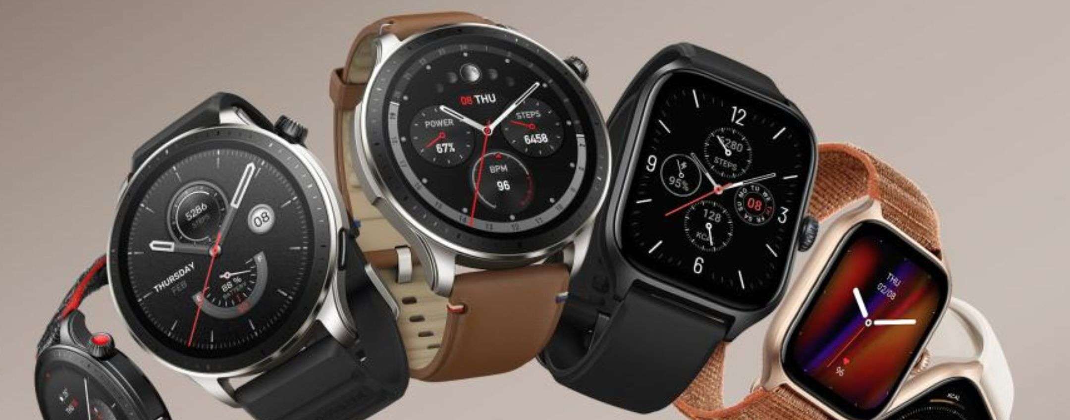 Amazfit GTR e GTS 4 arrivano in Italia: prezzi e novità dei nuovi smartwatch