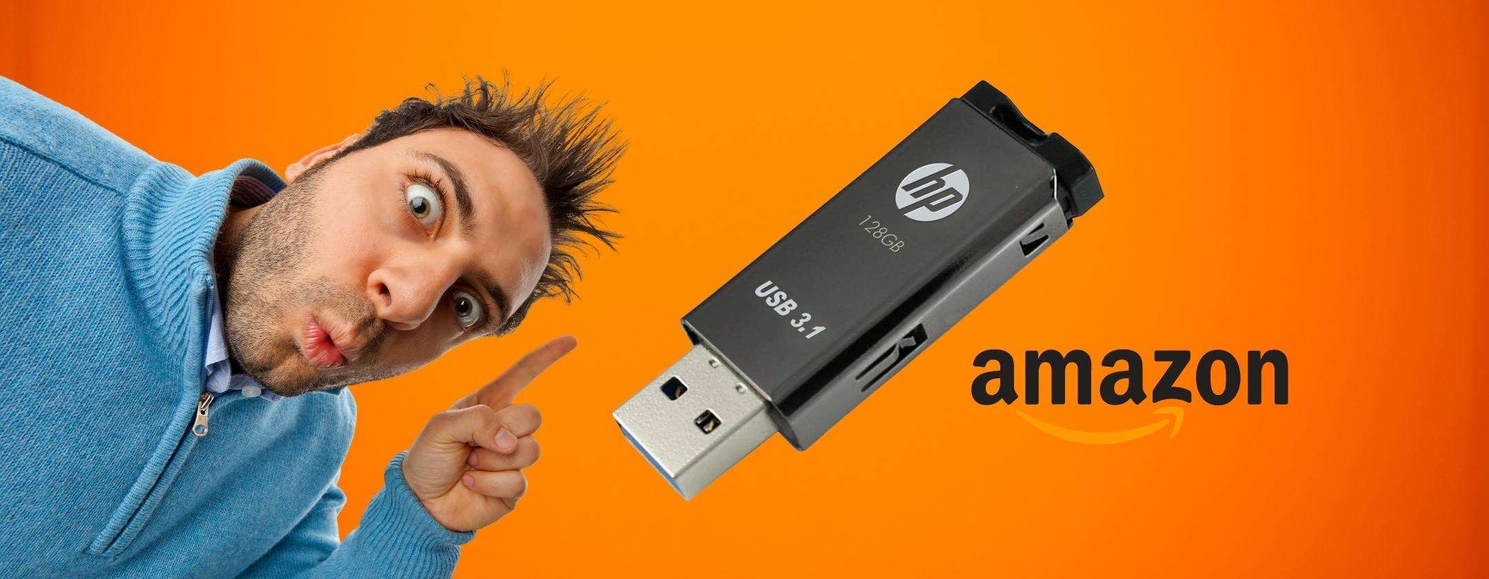Chiavetta USB da 128 GB a MENO di 20euro, PAZZESCO Chiavetta USB da 128 GB a MENO di 20euro, PAZZESCO
