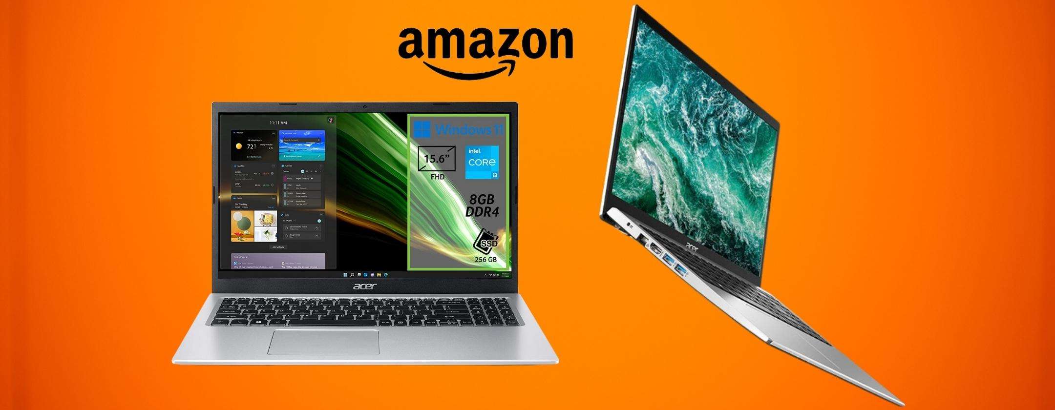 Acer Aspire 3: offerta BOMBA su Amazon, 200€ in MENO Acer Aspire 3: offerta BOMBA su Amazon, 200€ in MENO