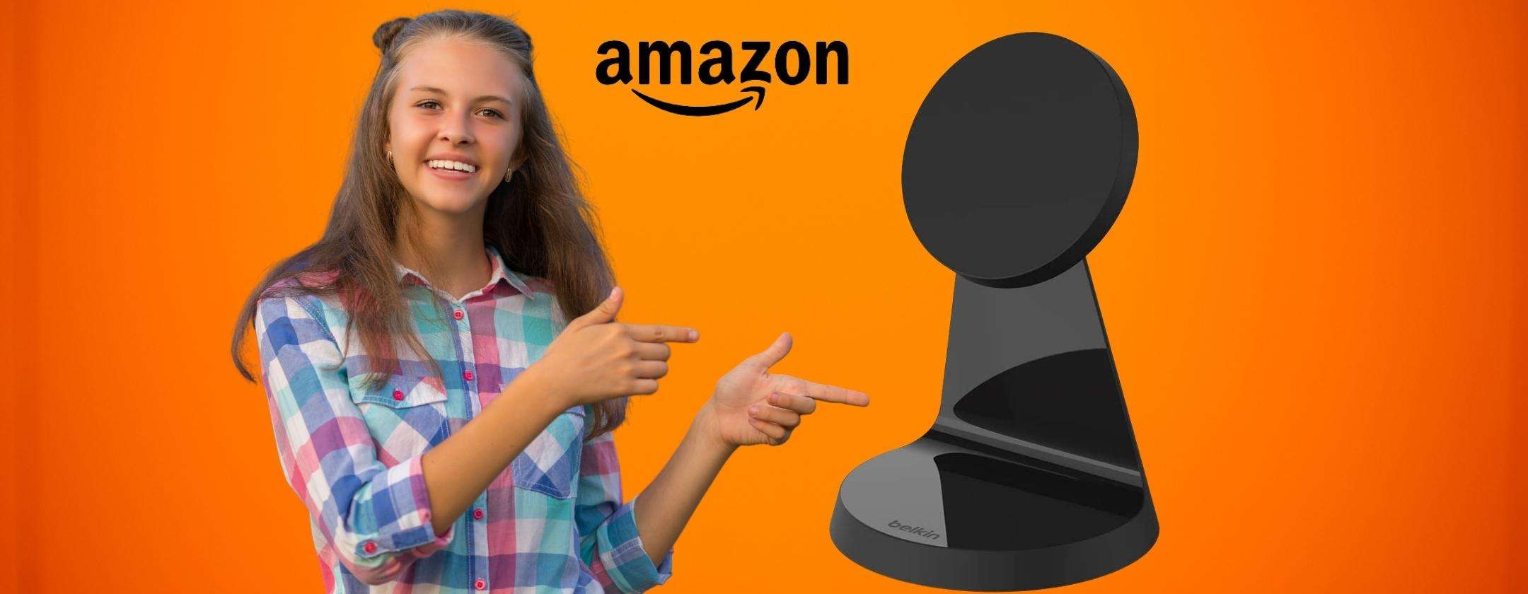 Belkin: supporto magnetico e ricarica wireless, GENIALE Belkin: supporto magnetico e ricarica wireless, GENIALE