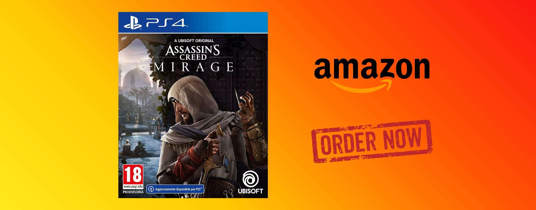Assassin's Creed Mirage: prenotalo adesso al miglior prezzo su Amazon Assassin's Creed Mirage: prenotalo adesso al miglior prezzo su Amazon