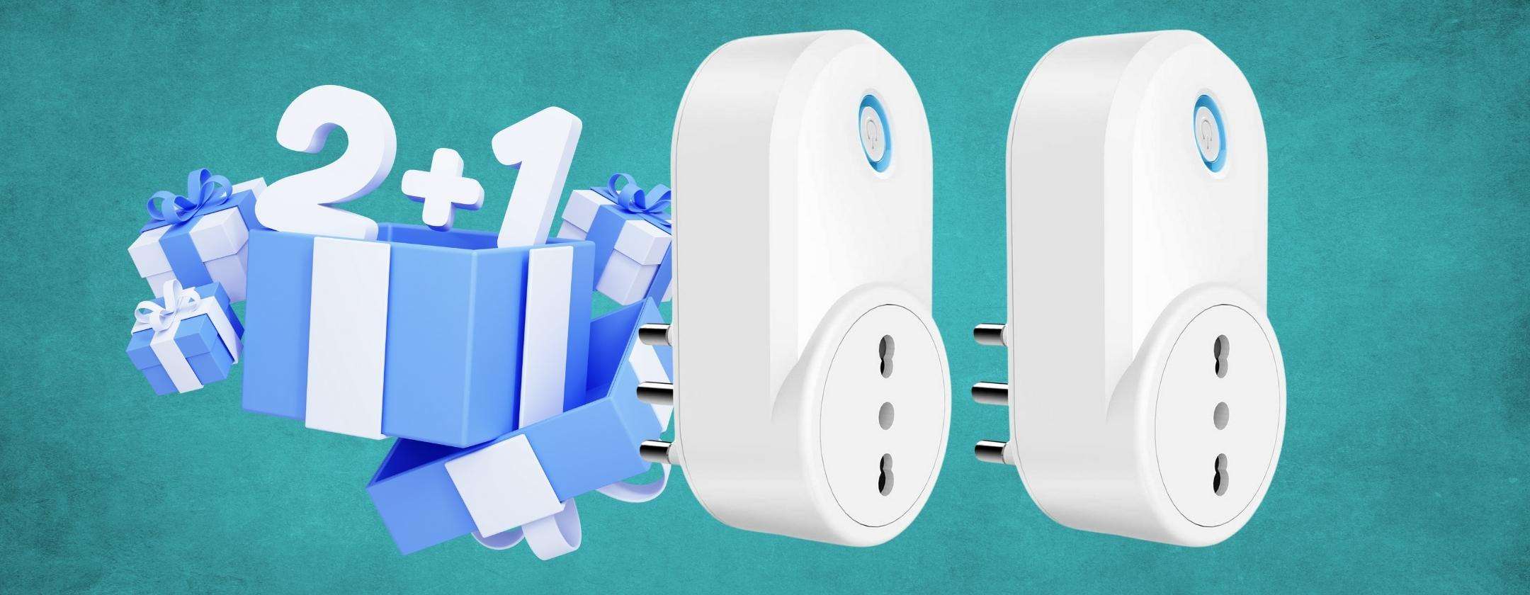 Due prese Smart WiFi al PREZZO di una: SCONTO del 50% su Amazon Due prese Smart WiFi al PREZZO di una: SCONTO del 50% su Amazon