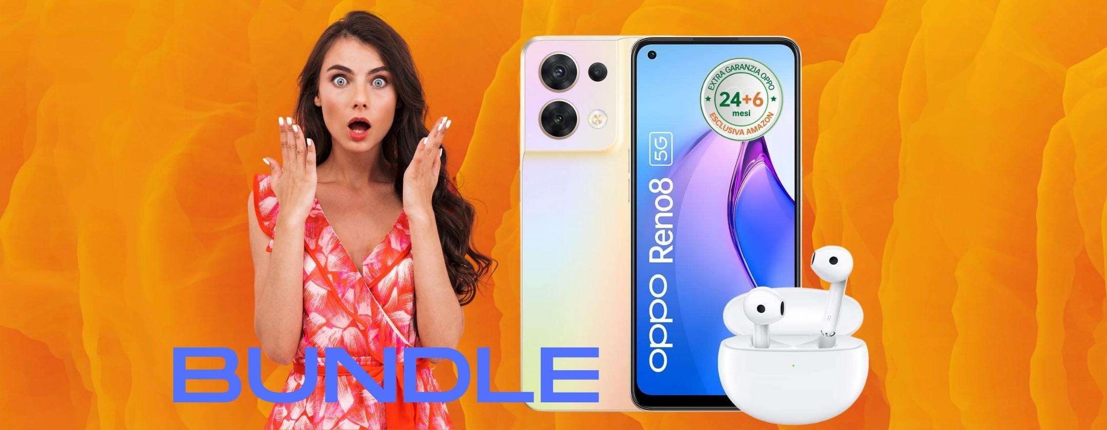 OPPO Reno 8 5G e in REGALO gli Enco Air 2: ROBA da MATTI OPPO Reno 8 5G e in REGALO gli Enco Air 2: ROBA da MATTI