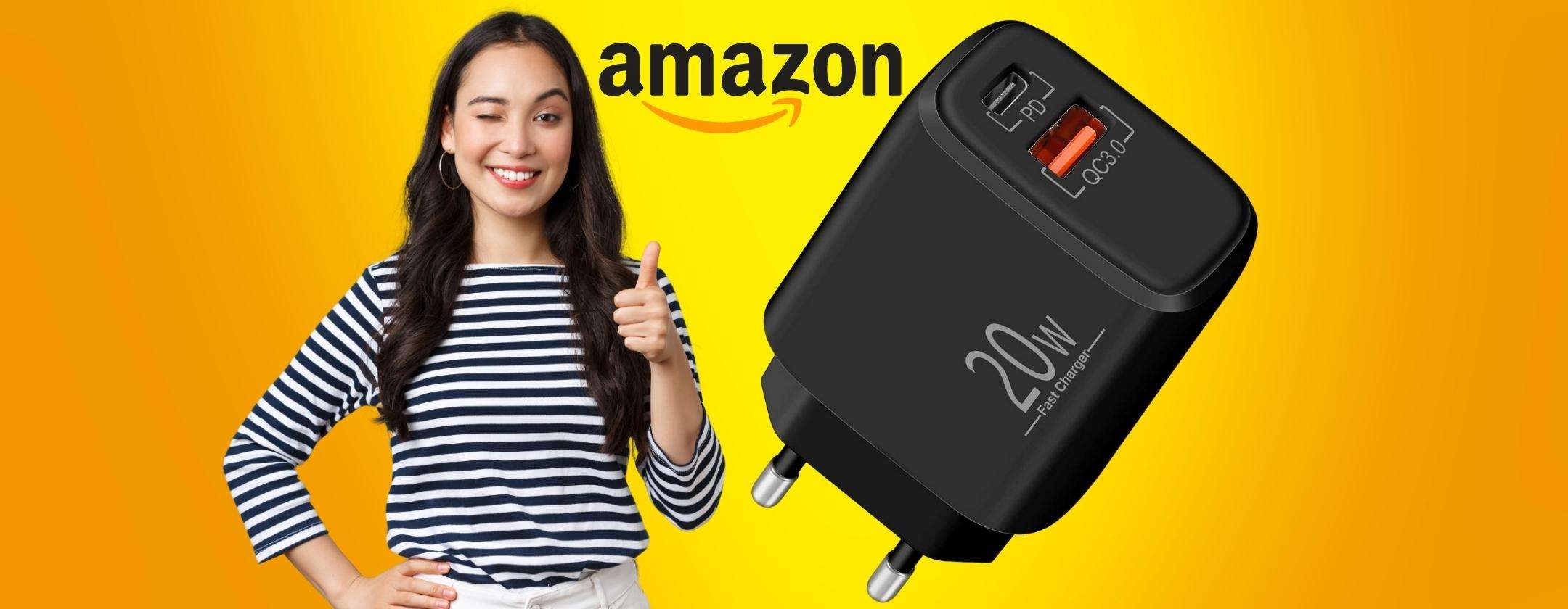 Caricatore da 20W universale a MENO di 12 euro Caricatore da 20W universale a MENO di 12 euro