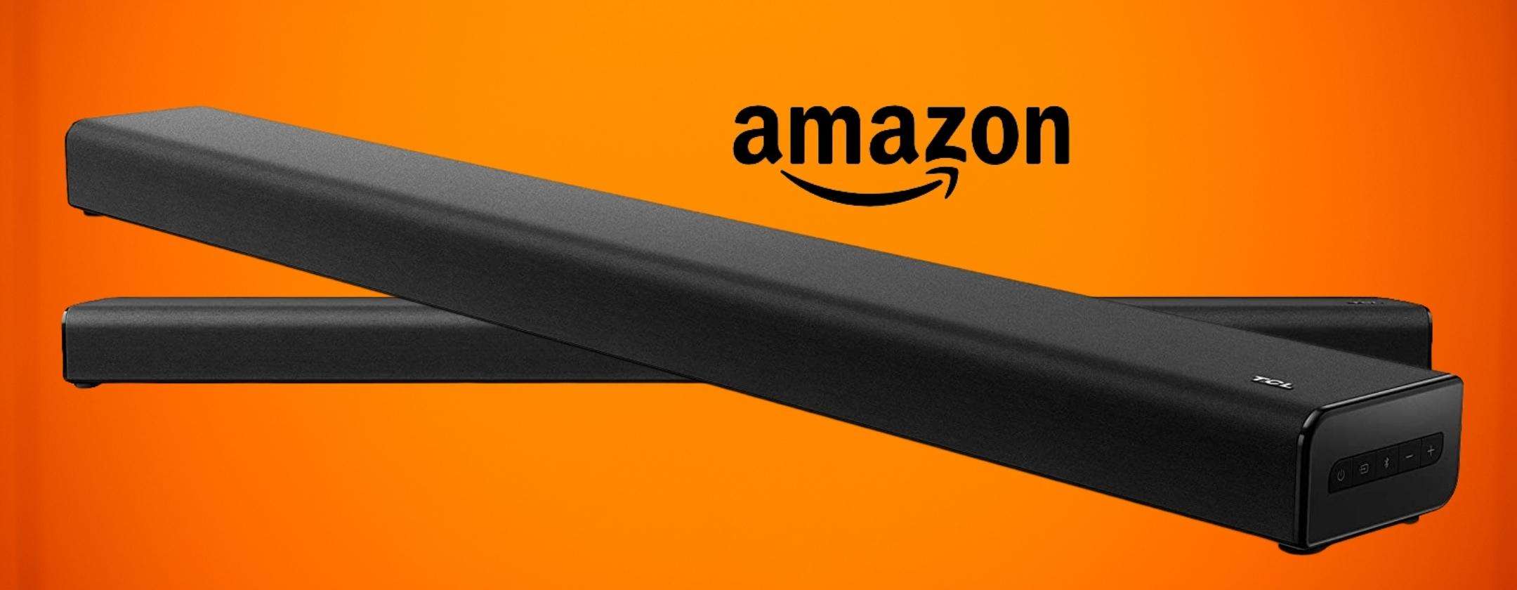 TCL soundbar: il cinema sul tuo divano, e con Amazon RISPARMI 86 euro
