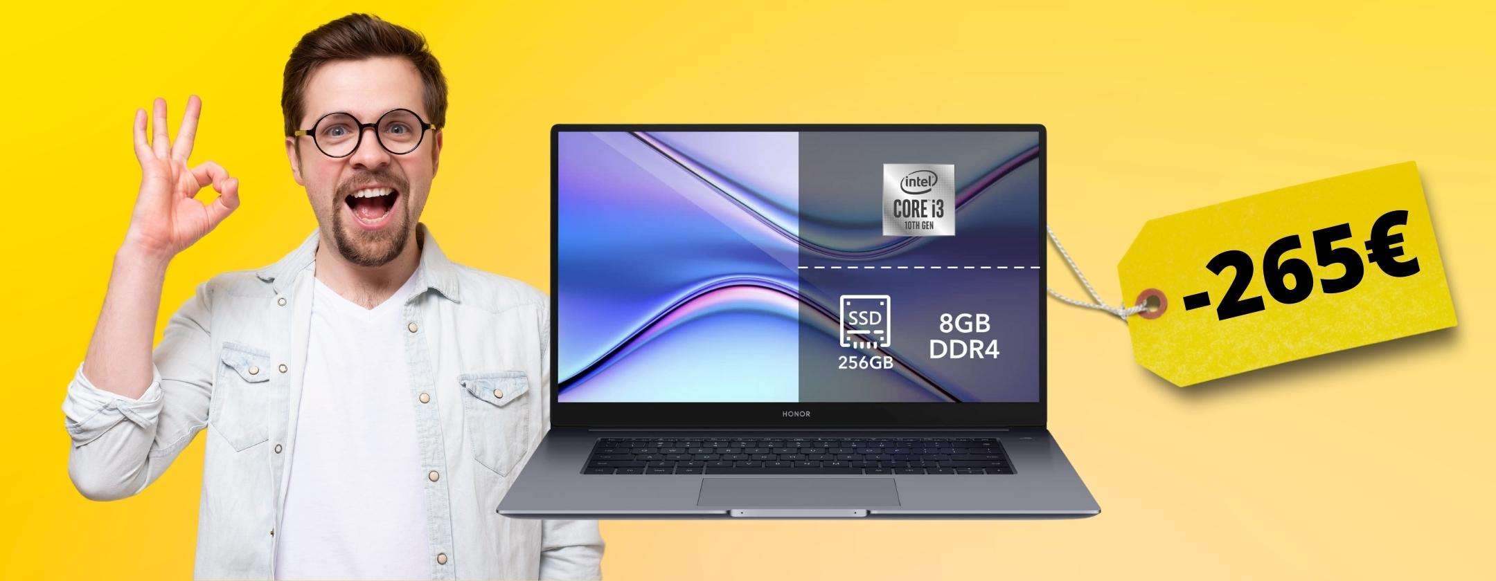 HONOR Magicbook X15: portatile SUPER sconto PAZZESCO (-265€) HONOR Magicbook X15: portatile SUPER sconto PAZZESCO (-265€)