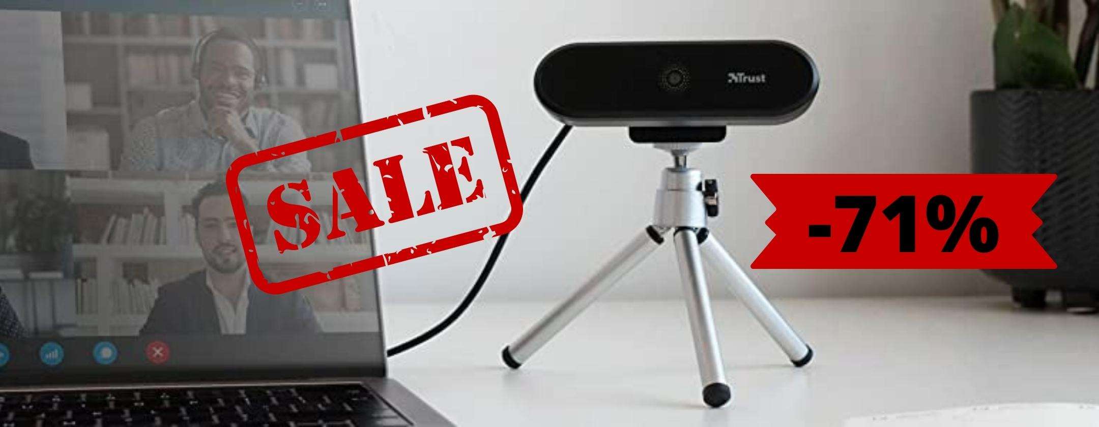 Webcam PC Trust: ERRORE prezzo o REGALO Amazon (-71%) Webcam PC Trust: ERRORE prezzo o REGALO Amazon (-71%)