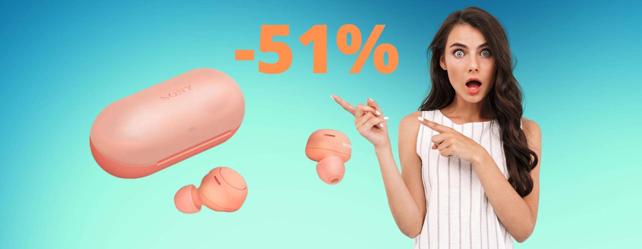 Cuffie wireless Sony: ECCELLENZA a prezzo WOW (-51%) Cuffie wireless Sony: ECCELLENZA a prezzo WOW (-51%)