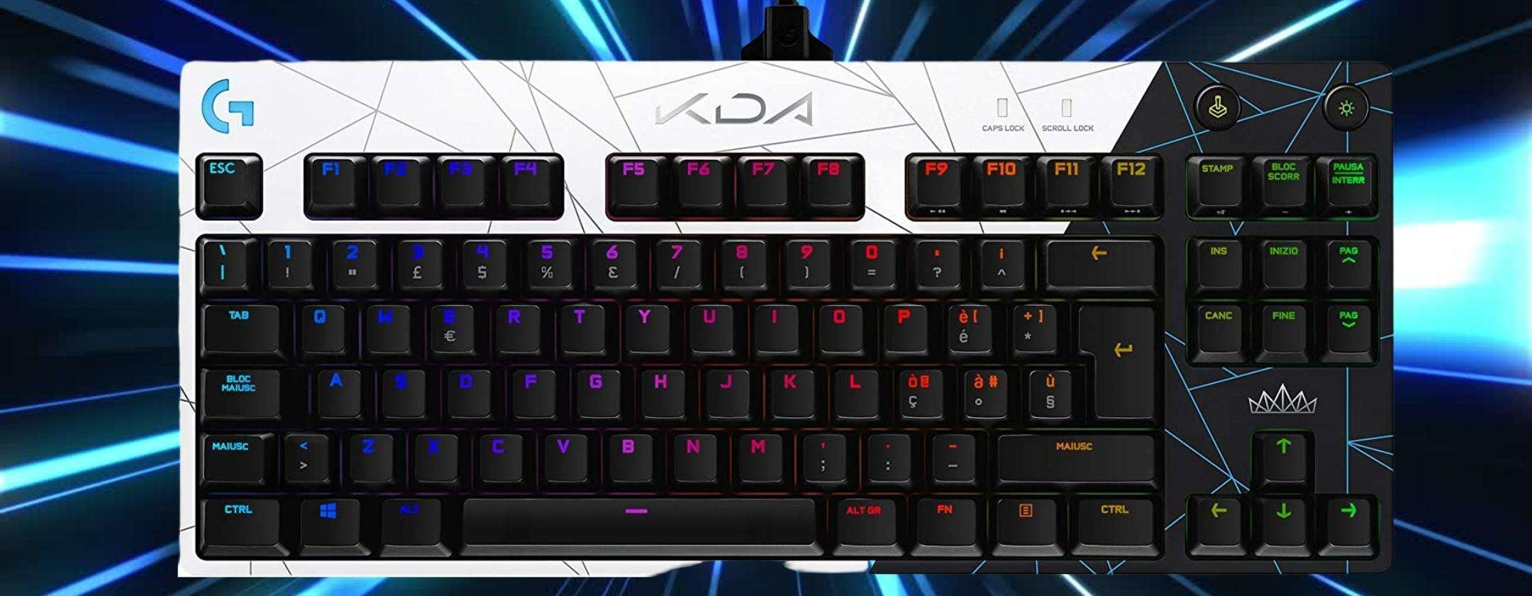 Tastiera gaming Logitech: il prezzo CROLLA, su Amazon al 32% in MENO Tastiera gaming Logitech: il prezzo CROLLA, su Amazon al 32% in MENO