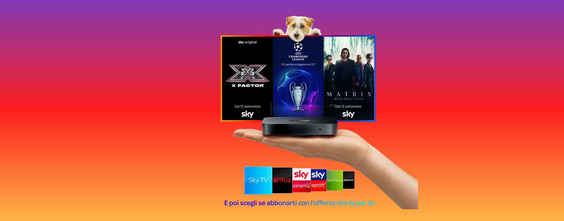 Prova Sky Q: TUTTO SKY e Netflix a 9€ per 1 MESE