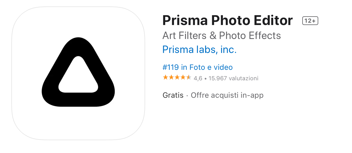 Prisma Photo Editor