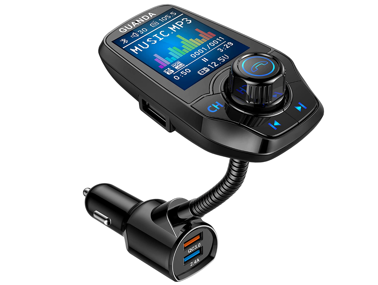 Guanda Trasmettitore FM Bluetooth per Auto
