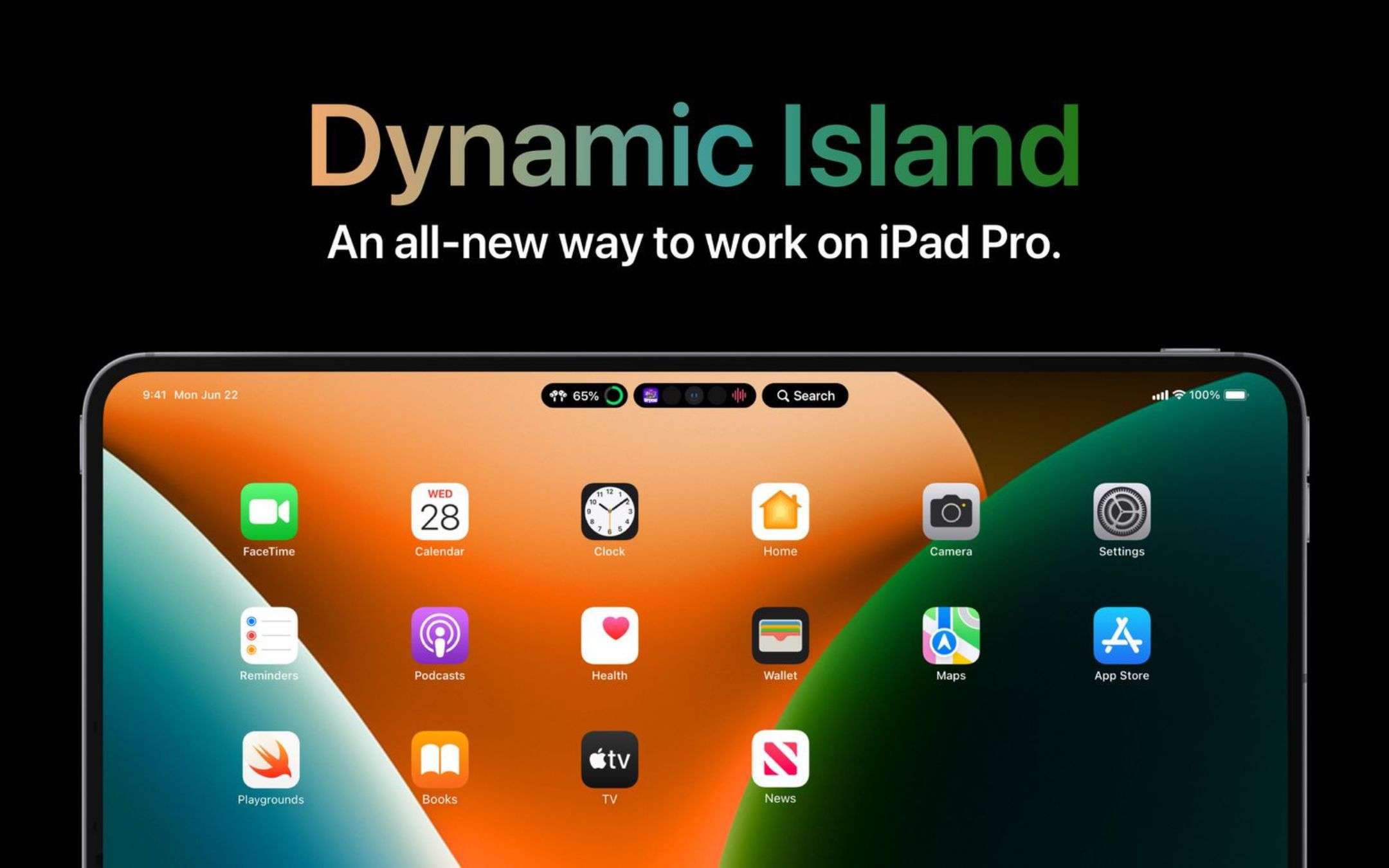 Come sarebbe un iPad Pro con Dynamic Island? (FOTO)