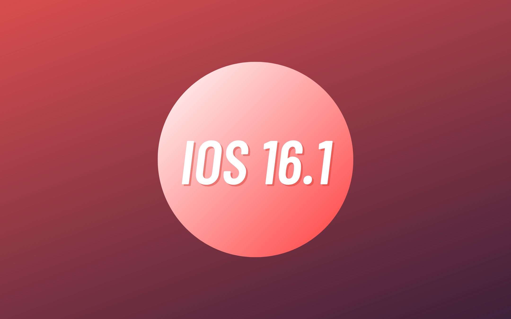 Quali sono le novità di iOS 16.1 Beta 1?